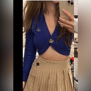 Vivienne Westwood blue cardigan